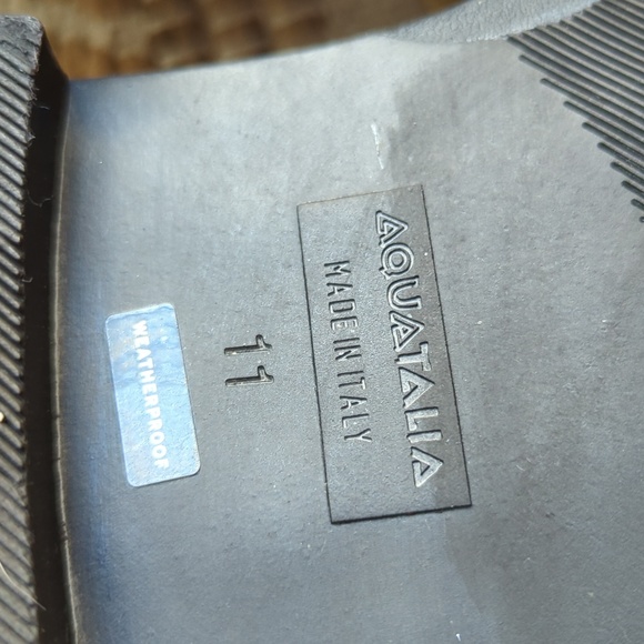 Aquatalia 'Carlos' Weatherproof Men's Leather Boots Sz 11 - Picture 7 of 13